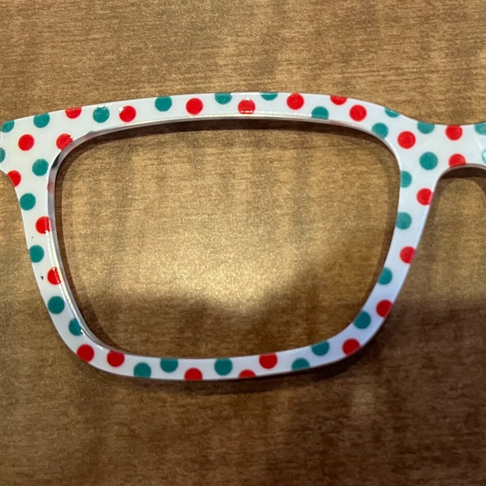 Pair Eyewear Glasses - Larkin Frame Topper - The Festive Dots